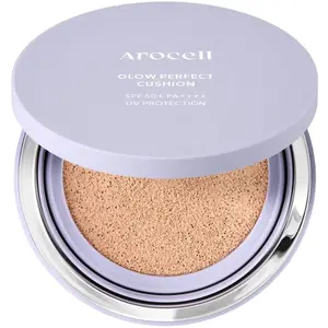 Тональний кушон з ефектом сяйва Arocell Glow Perfect Cushion SPF50+ PA+++ No23 15 г Зображення