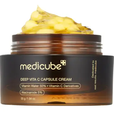 Осветляющий капсульный крем с витамином C Medicube Deep Vita C Capsule Cream 55 мл Изображение