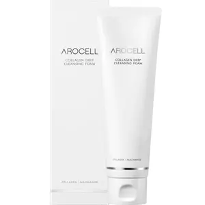 Пінка для глибокого очищення шкіри з колагеном Arocell Collagen Deep Cleansing Foam 120 мл Зображення