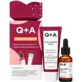 Набір для зволоження шкіри обличчя Q+A Hydrating Heroes Gift Set (Сироватка для обличчя 30 мл + Зволожуючий крем 75 мл)