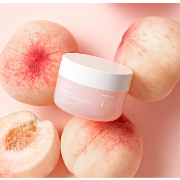 Зволожувальний і освітлювальний крем із персиком і ніацинаміом Anua Peach 77 Niacin Enriched Cream 50 мл Зображення