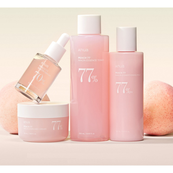 Зволожувальний і освітлювальний крем із персиком і ніацинаміом Anua Peach 77 Niacin Enriched Cream 50 мл Зображення