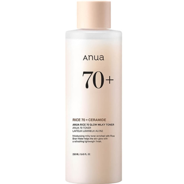 Молочный тонер для сияния кожи с рисом Anua Rice 70 Glow Milky Toner 250 мл Изображение