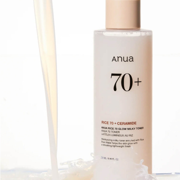 Молочный тонер для сияния кожи с рисом Anua Rice 70 Glow Milky Toner 250 мл Изображение