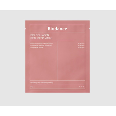 Нічна гідрогелева маска з колагеном для еластичності шкіри Biodance Bio-Collagen Real Deep Mask Зображення