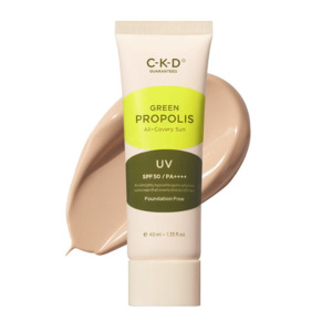 Тонувальний сонцезахисний крем із прополісом CKD Green Propolis All-Covery Sun SPF50+ PA++++ 40 мл Зображення