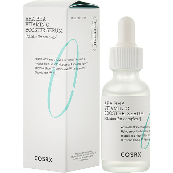 Сироватка для обличчя з вітаміном C Cosrx Refresh AHA BHA Vitamin C Booster Serum 30 мл Зображення
