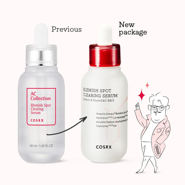 Сироватка проти недосконалостей та пост-акне Cosrx AC Collection Blemish Spot Clearing Serum 40 мл Зображення