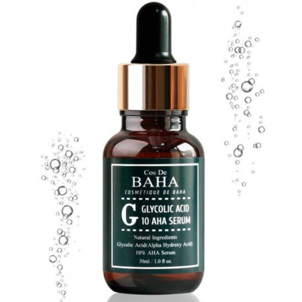 Сироватка  з гліколевою кислотою для проблемної шкіри Cos De Baha Glycolic Acid 10 AHA Serum 30 мл Зображення