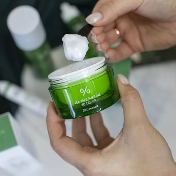 Крем для обличчя з екстрактом чайного дерева Dr.Ceuracle Tea Tree Purifine 80 Cream 50 мл Зображення