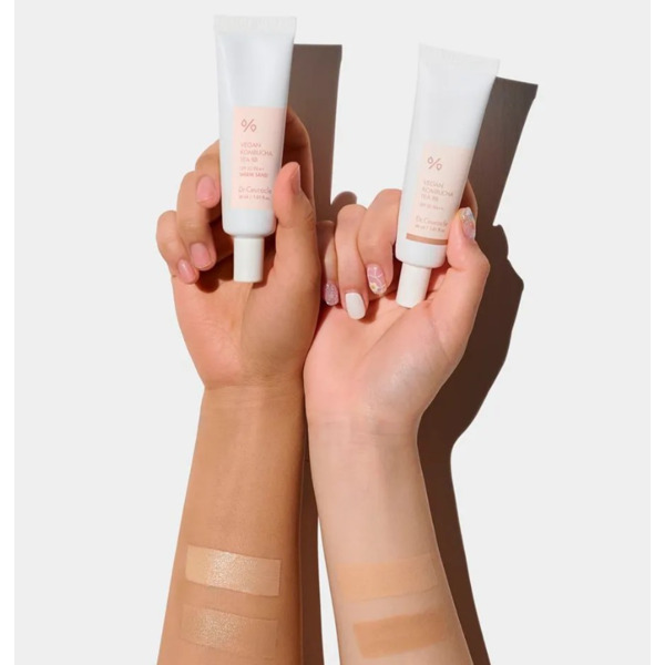 Веганский тональный ББ-крем с экстрактом комбучи Dr.Ceuracle Vegan Kombucha Tea BB Cream SPF 30/PA++ WS  30 мл Изображение