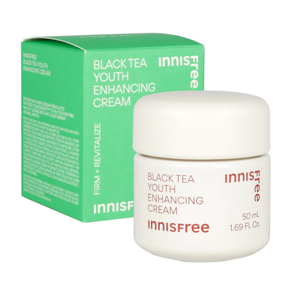 Омолоджувальний крем Innisfree Black Tea Youth Enhancing Cream 50 мл Зображення