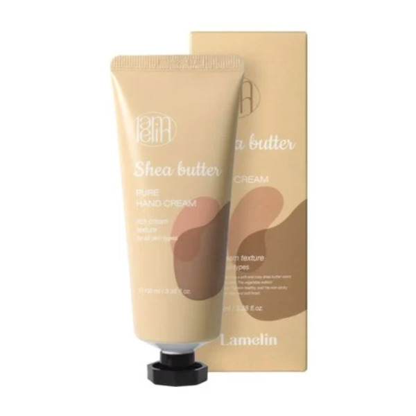 Крем для рук з олією ши Lamelin Pure Hand Cream shea butter 100 мл Зображення