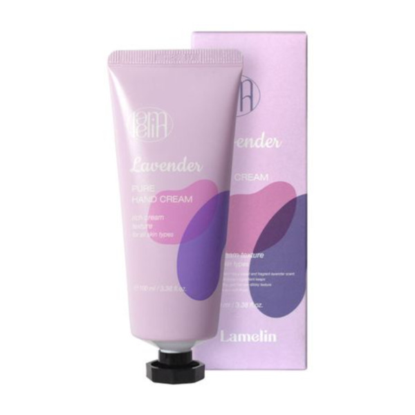 Крем для рук з олією лаванди Lamelin Pure Hand Cream lavender 100 мл Зображення