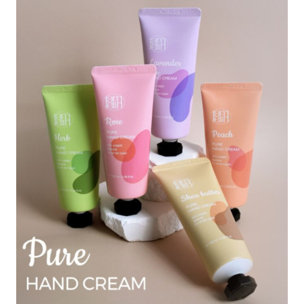 Крем для рук з олією лаванди Lamelin Pure Hand Cream lavender 100 мл Зображення