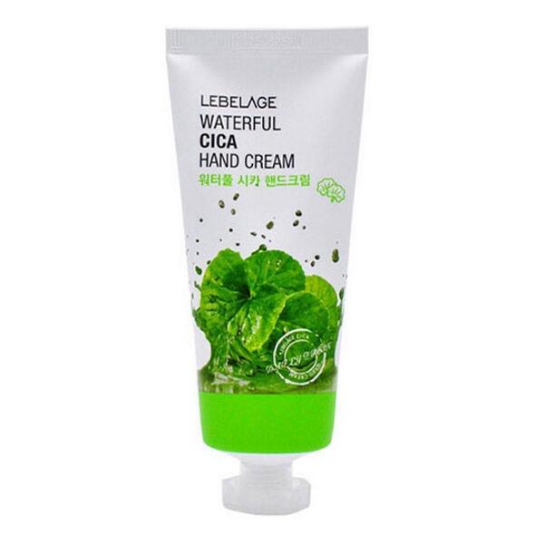 Крем для рук із екстрактом центели Lebelage Waterful Cica Hand Cream 100 мл Зображення