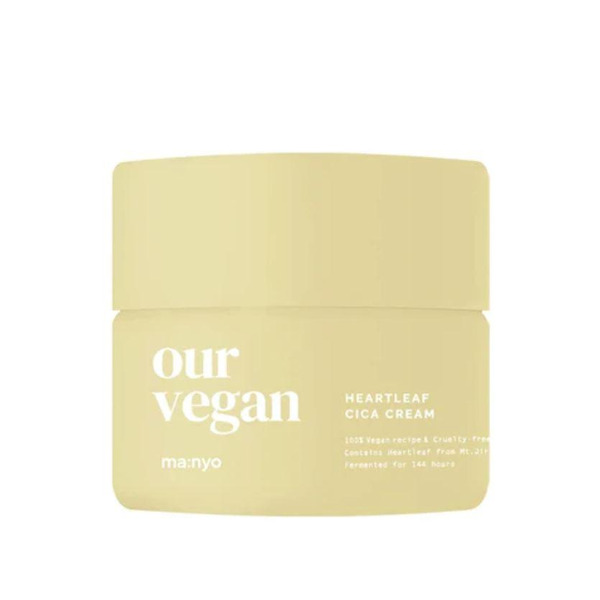 Відновлювальний веганський крем Manyo Our Vegan Heartleaf Cica Cream 100 мл Зображення