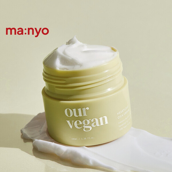 Відновлювальний веганський крем Manyo Our Vegan Heartleaf Cica Cream 100 мл Зображення