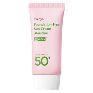 Солнцезащитный тонирующий крем Manyo Factory Foundation-Free Sun Cream Moisture SPF50+/PA++++ 50 мл Изображение
