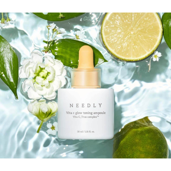 Тонізувальна сироватка з вітаміном C для сяйва шкіри Needly Vita C glow toning ampoule 30 мл Зображення