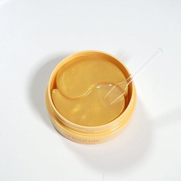 Гидрогелевые патчи с золотом и маточным молочком Petitfee Koelf Gold & Royal Jelly Eye Patch Изображение