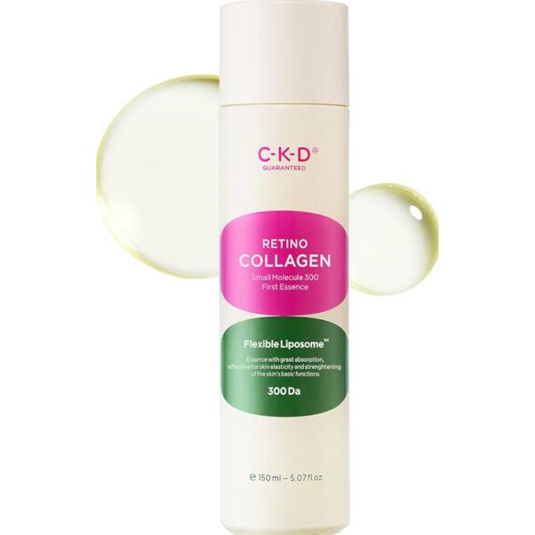 Ліпосомний тонер-есенція з ретиналем CKD Retino Collagen Small Molecule 300 First Essence 150 мл Зображення