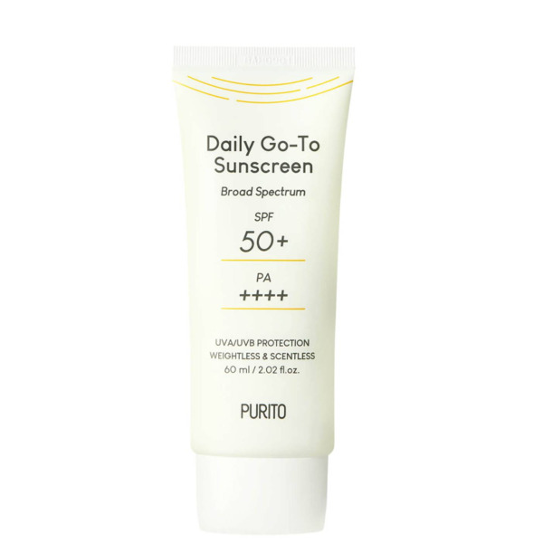 Сонцезахисний крем для обличчя Purito Daily Go-To Sunscreen SPF50+ PA++++ 60 мл Зображення
