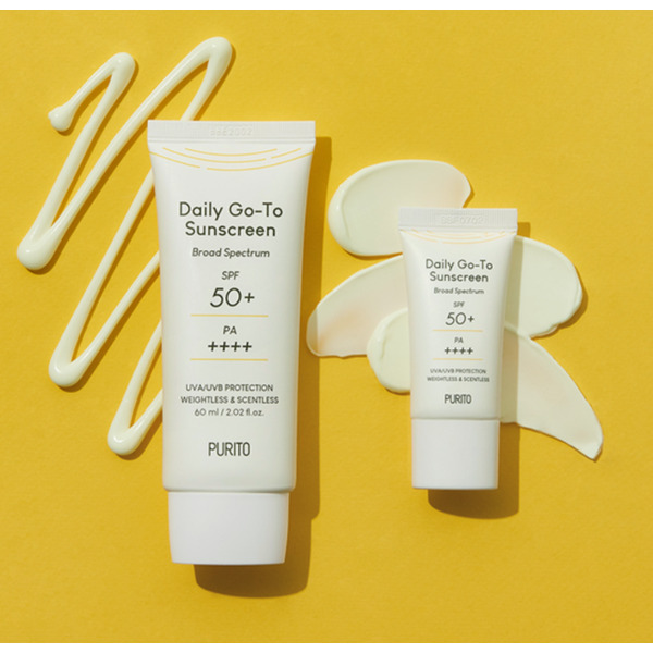Сонцезахисний крем для обличчя Purito Daily Go-To Sunscreen SPF50+ PA++++ 60 мл Зображення