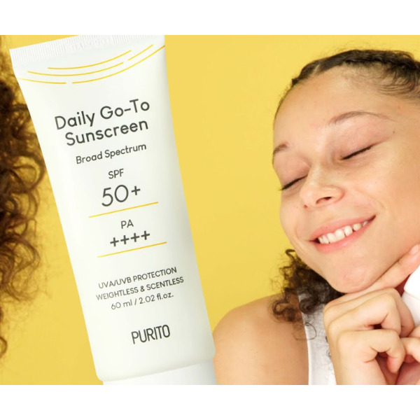 Сонцезахисний крем для обличчя Purito Daily Go-To Sunscreen SPF50+ PA++++ 60 мл Зображення