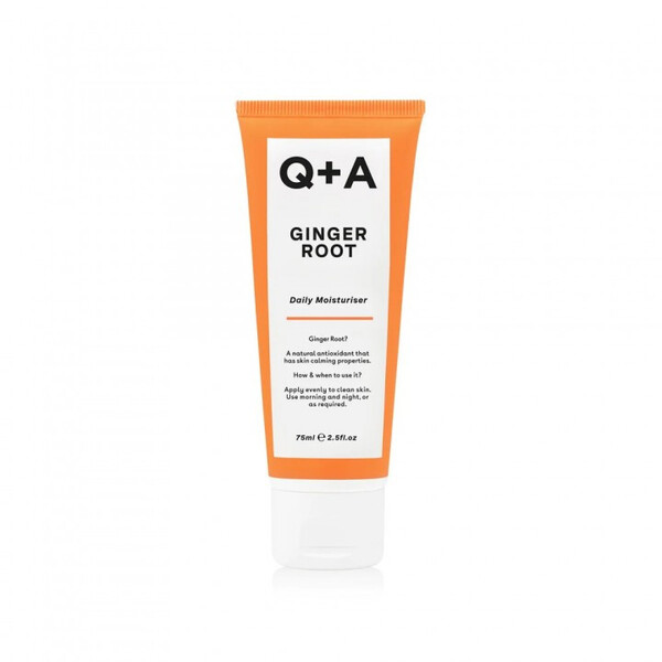 Зволожувальний крем для обличчя з коренем імбиру Q+A Ginger Root Daily Moisturiser 75 мл Зображення
