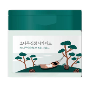 Пэды с экстрактами сосны и центеллы для проблемной кожи Round Lab Pine Calming Cica Pad 50 шт Изображение