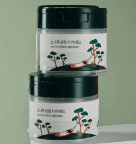 Пэды с экстрактами сосны и центеллы для проблемной кожи Round Lab Pine Calming Cica Pad 50 шт Изображение