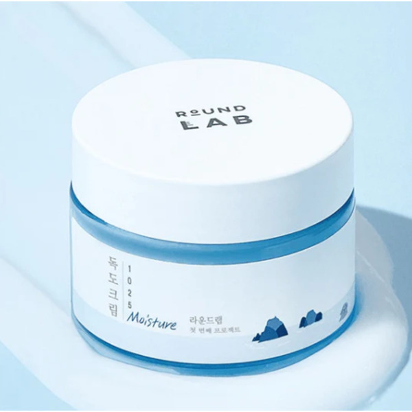 Зволожувальний крем із церамідами та морською водою Round Lab 1025 Dokdo Moistore Cream 50 мл Зображення