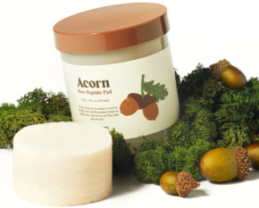 Диски для обличчя з пептидами й екстрактом жолудя SKINFOOD Acorn Pore Peptide Pad 60 шт Зображення