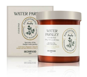 Зволожувальні диски для обличчя з екстрактом петрушки SKINFOOD Water Parsley Clear Pad 60 шт Зображення