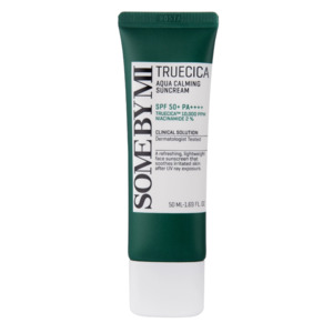 Солнцезащитный крем с комплексом центеллы Some By Mi Truecica Aqua Calming Sun Cream SPF50+ PA ++++ 50 мл Изображение
