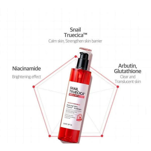 Восстанавливающий тонер с муцином черной улитки Some By Mi Snail Truecica Miracle Repair Toner 135 мл Изображение