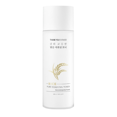 Тонер з екстрактом рису THANK YOU FARMER Rice Pure Essential Toner 200 мл Зображення