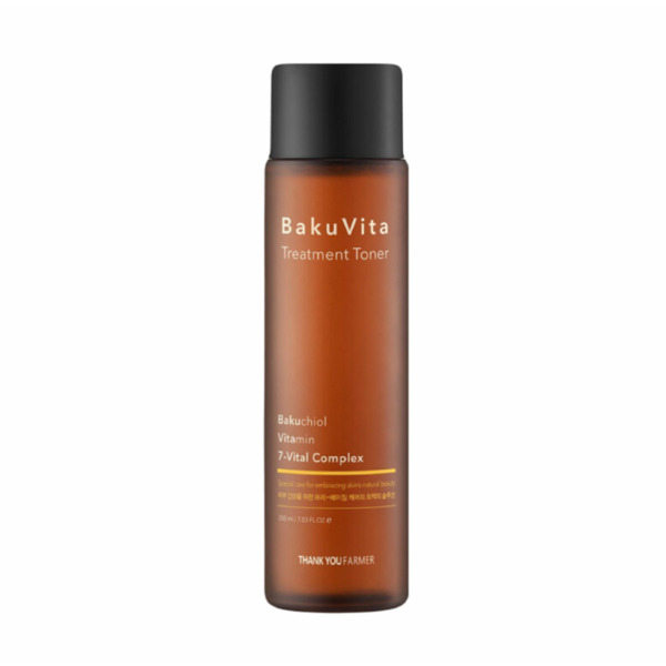 Зволожувальний тонер із бакучіолом THANK YOU FARMER BaKuVita Treatment Toner 200 мл Зображення
