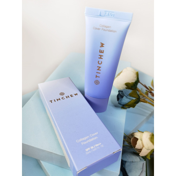 Универсальный тональный крем с коллагеном Tinchew Collagen Cover Foundation SPF 36/PA++ №23 Sand Beige 50 мл Изображение