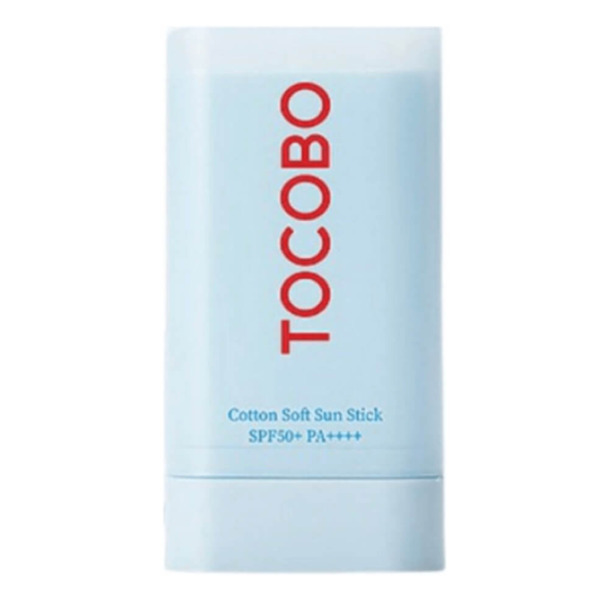 Увлажнювальний сонцезахисний стік для обличчя з матовим ефектом Tocobo Cotton Soft Sun Stick SPF50+ PA++++ Зображення