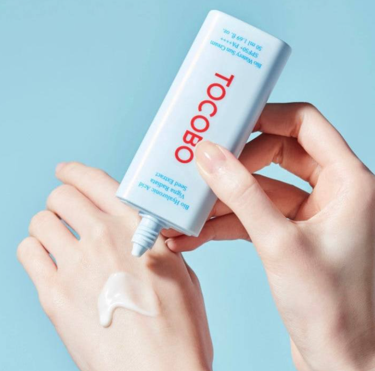 Легкий зволожувальний сонцезахисний крем Tocobo Bio Watery Sun Cream